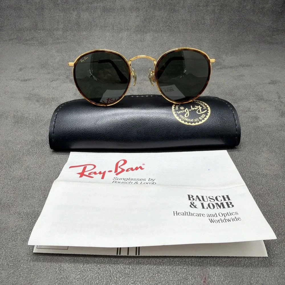 Vintage RAY BAN W1674 YOUTH SIZE Bausch & Lomb Round Sunglasses